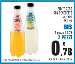 Conad BIBITE ZERO SAN BENEDETTO offerta