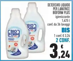 Conad DETERSIVO LIQUIDO PER LAVATRICE BIOFORM PLUS offerta