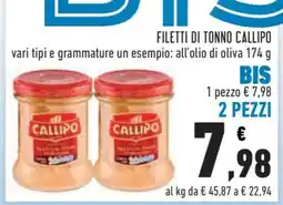 Conad Filetti di Tonno Callipo offerta