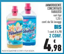 Conad Ammorbidente Concentrato Fabuloso offerta
