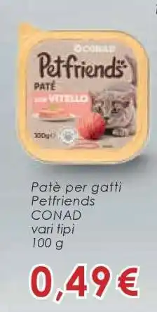 Conad Patè per gatti offerta