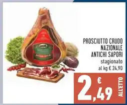 Conad PROSCIUTTO CRUDO NAZIONALE ANTICHI SAPORI offerta