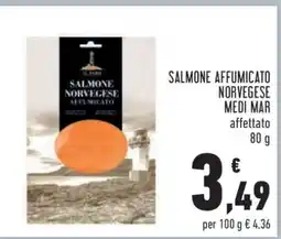 Conad Salmone Affumicato Norvegese Medi Mar offerta