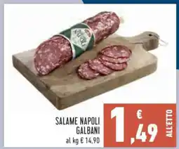 Conad Salame Napoli Galbani offerta