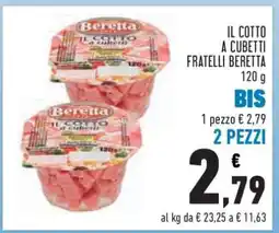 Conad Il Cotto a Cubetti Fratelli Beretta offerta