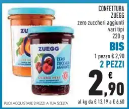 Conad Confettura ZUEGG offerta