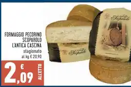 Conad Formaggio Pecorino Scoparolo L'Antica Cascina offerta
