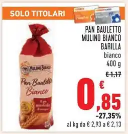 Conad PAN BAULETTO MULINO BIANCO BARILLA offerta