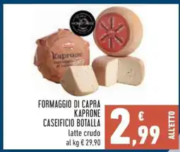 Conad Formaggio di Capra Kaprone Caseificio Botalla offerta