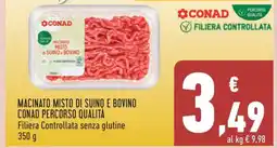 Conad MACINATO MISTO DI SUINO E BOVINO CONAD PERCORSO QUALITÀ offerta