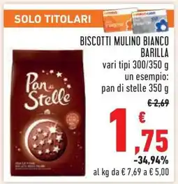 Conad Biscotti Mulino Bianco Barilla offerta
