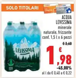 Conad ACQUA LEVISSIMA offerta