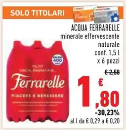 Conad Acqua Ferrarelle offerta