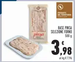 Conad BASE PINSA SELEZIONE FORNO offerta