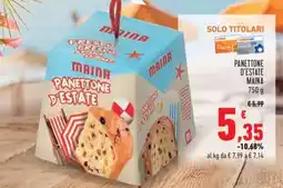 Conad PANETTONE D'ESTATE MAINA offerta