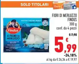 Conad FIORI DI MERLUZZO FINDUS offerta
