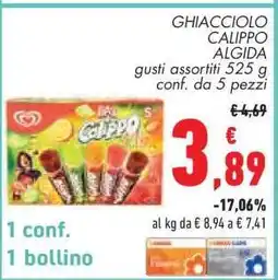 Conad GHIACCIOLO CALIPPO ALGIDA offerta