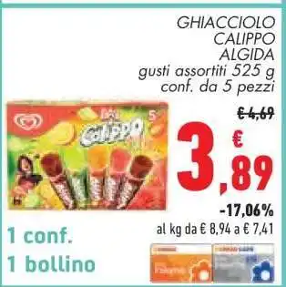 Conad GHIACCIOLO CALIPPO ALGIDA offerta
