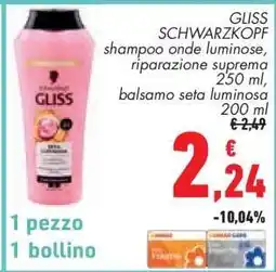 Conad GLISS SCHWARZKOPF offerta