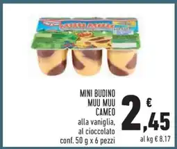 Conad Mini Budino Muu Muu Cameo offerta