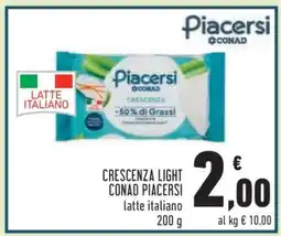 Conad Crescenza Light Conad Piacersi offerta