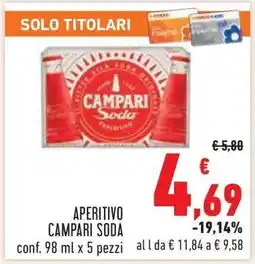 Conad Aperitivo Campari Soda offerta