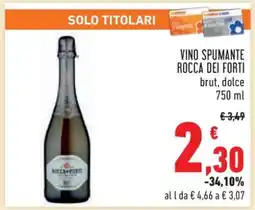Conad Vino Spumante Rocca dei Forti offerta