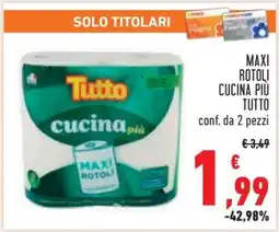 Conad MAXI ROTOLI CUCINA PIÙ TUTTO offerta