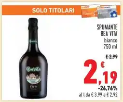 Conad SPUMANTE BEA VITA offerta