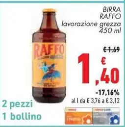 Conad Birra Raffo offerta
