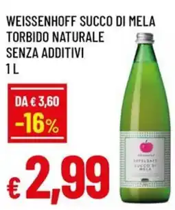 Famila Weissenhoff succo di mela torbido naturale senza additivi offerta