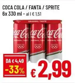 Famila COCA COLA FANTA SPRITE offerta