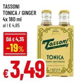 Famila Tassoni tonica ginger offerta