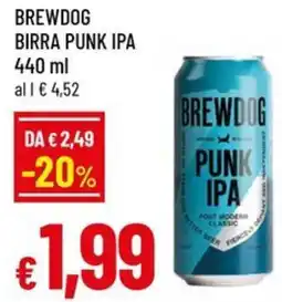 Famila BREWDOG Birra punk ipa offerta