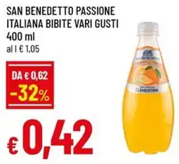 Famila San benedetto passione italiana bibite vari gusti offerta