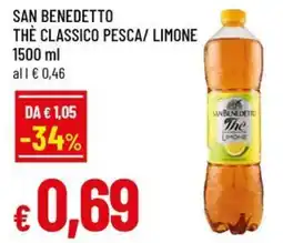 Famila San benedetto thè classico pesca/ limone offerta