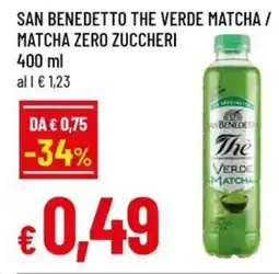 Famila San benedetto the verde matcha matcha zero zuccheri offerta