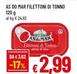 Famila As do mar filettoni di tonno offerta