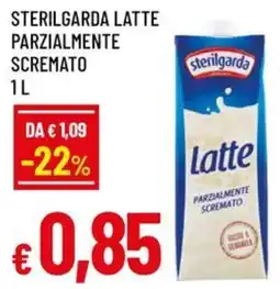 Famila Sterilgarda latte parzialmente scremato offerta