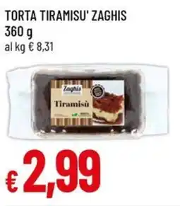 Famila Torta TIRAMISU' ZAGHIS offerta