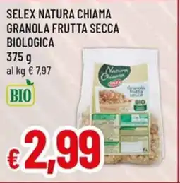 Famila Selex natura chiama granola frutta secca biologica offerta