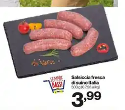 In'S Mercato Salsiccia fresca di suino Italia offerta