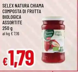 Famila SELEX NATURA CHIAMA composta di frutta biologica assortite offerta