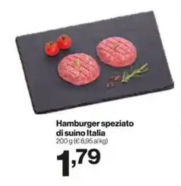 In'S Mercato Hamburger speziato di suino Italia offerta