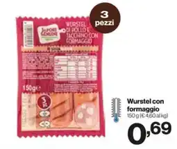 In'S Mercato Wurstel con formaggio offerta