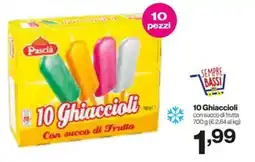 In'S Mercato 10 Ghiaccioli con succo di frutta offerta