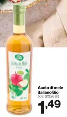 In'S Mercato Aceto di mele italiano Bio offerta