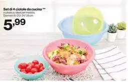 In'S Mercato Set di 4 ciotole da cucina offerta