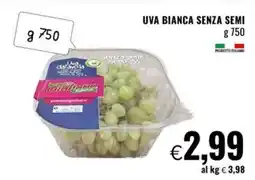 Famila Market Uva bianca senza semi offerta