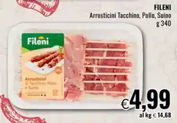 Famila Market FILENI Arrosticini Tacchino, Pollo, Suino offerta